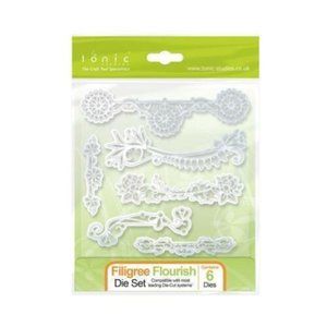Tonic Studios Filigree Flourish Die Set